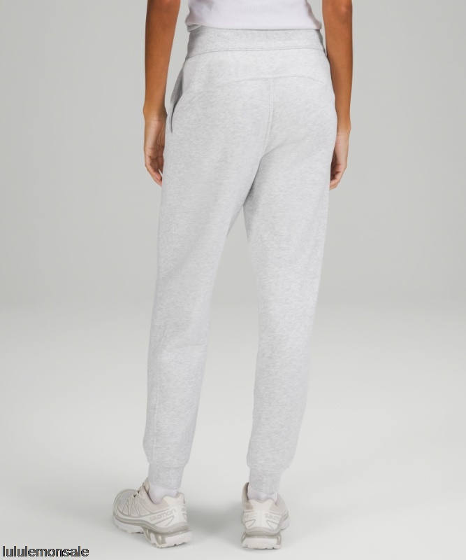 Lululemon Damen DELULU240 | Scuba Hoch Sitzende Jogginghose Aus Frottee Ultrahellgrau